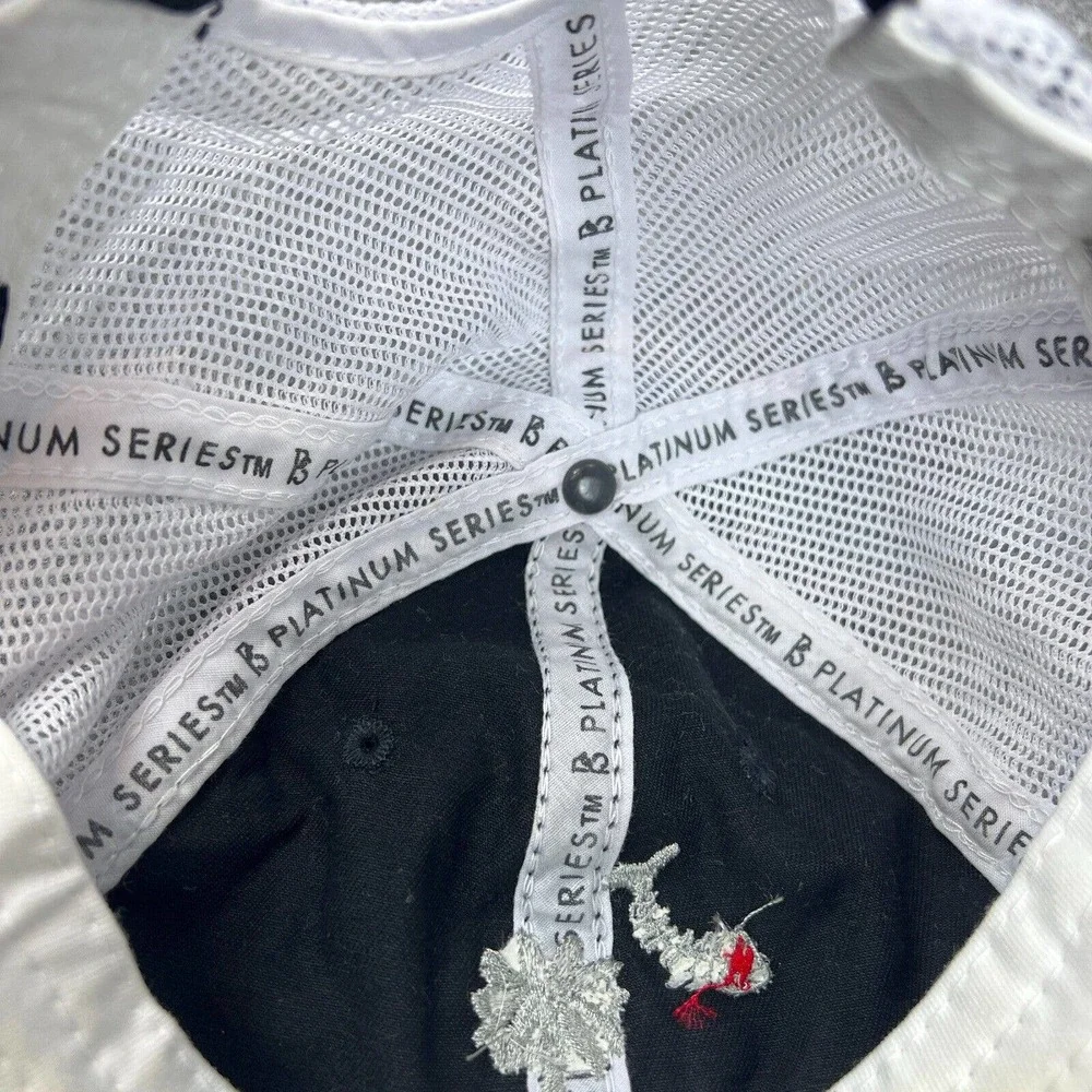 Charleston SC Hat Black White South Carolina Dad Cap Strapback Mesh Back‎ OSFM